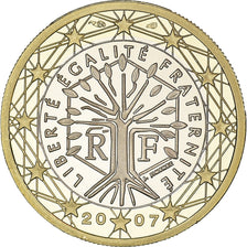 France, Euro, 2007, Paris, BE, MS(65-70), Bi-Metallic, KM:1413