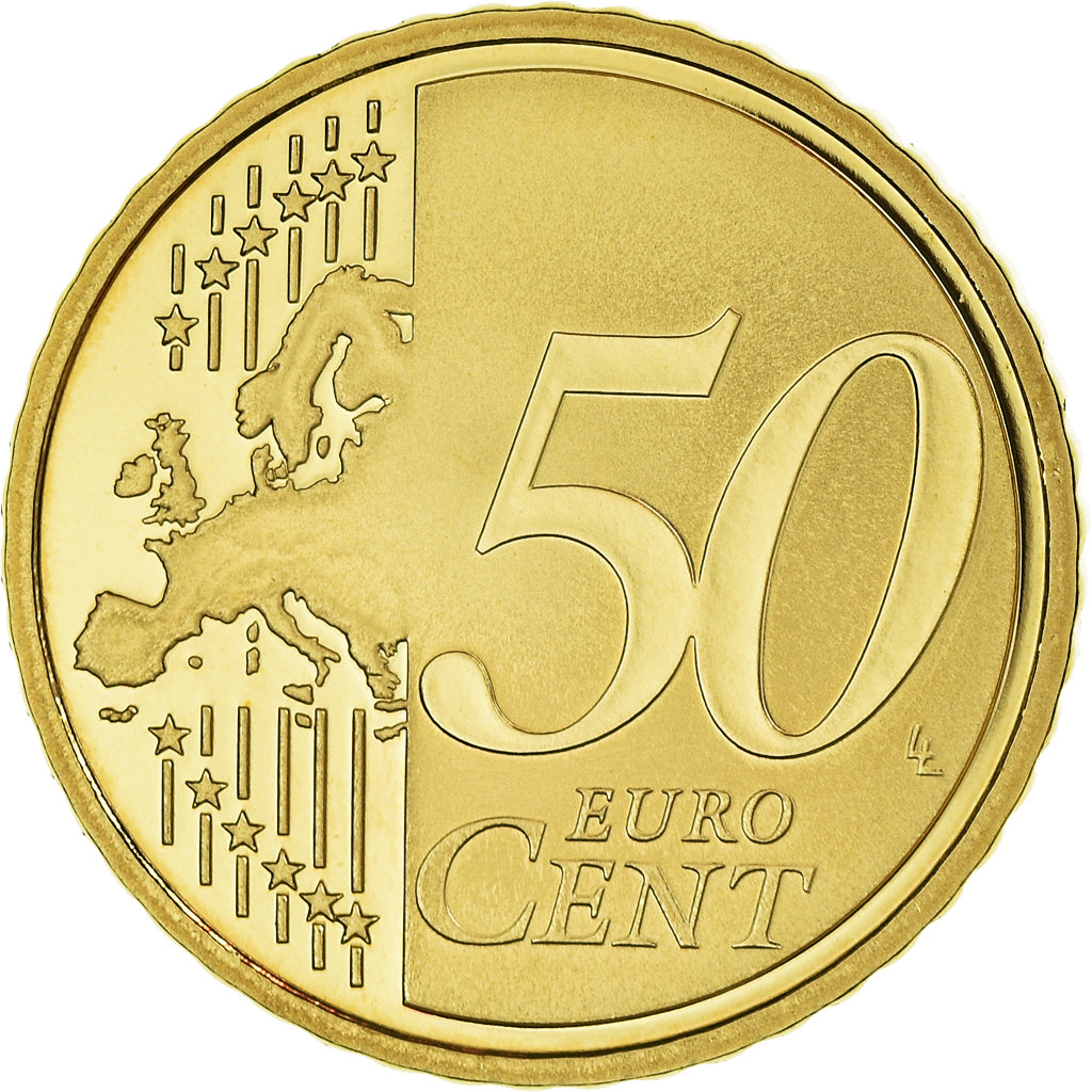 France, 50 Euro Cent, 2007, Paris, Proof / BE, MS(65-70), Brass, KM:1412