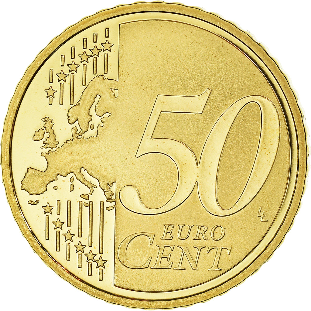 France, 50 Euro Cent, 2007, Paris, BE, MS(65-70), Brass, KM:1412
