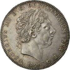Moneta, Gran Bretagna, George III, Crown, 1820, London, SPL-, Argento, KM:675
