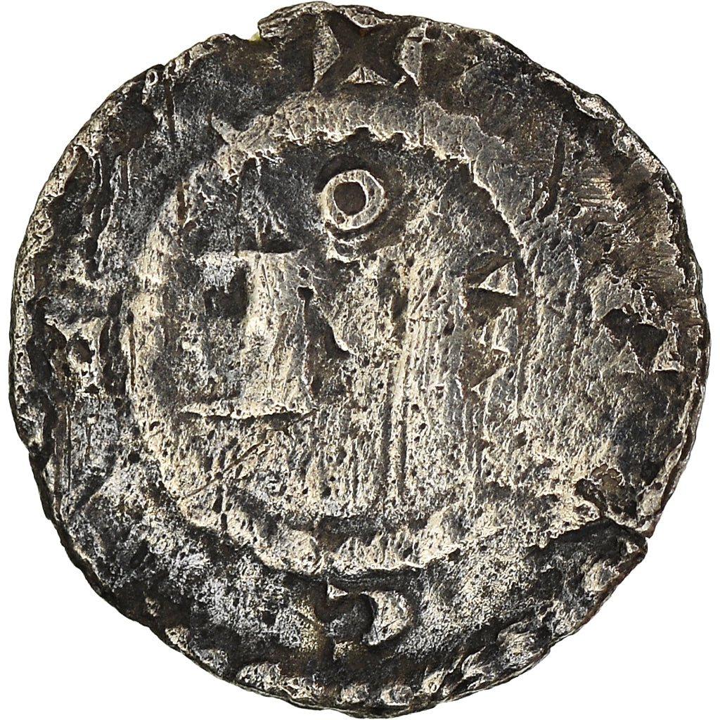 Coin, France, Au Nom de Simon, Denarius, Arras, VF(30-35), Silver, Ghyssens:117