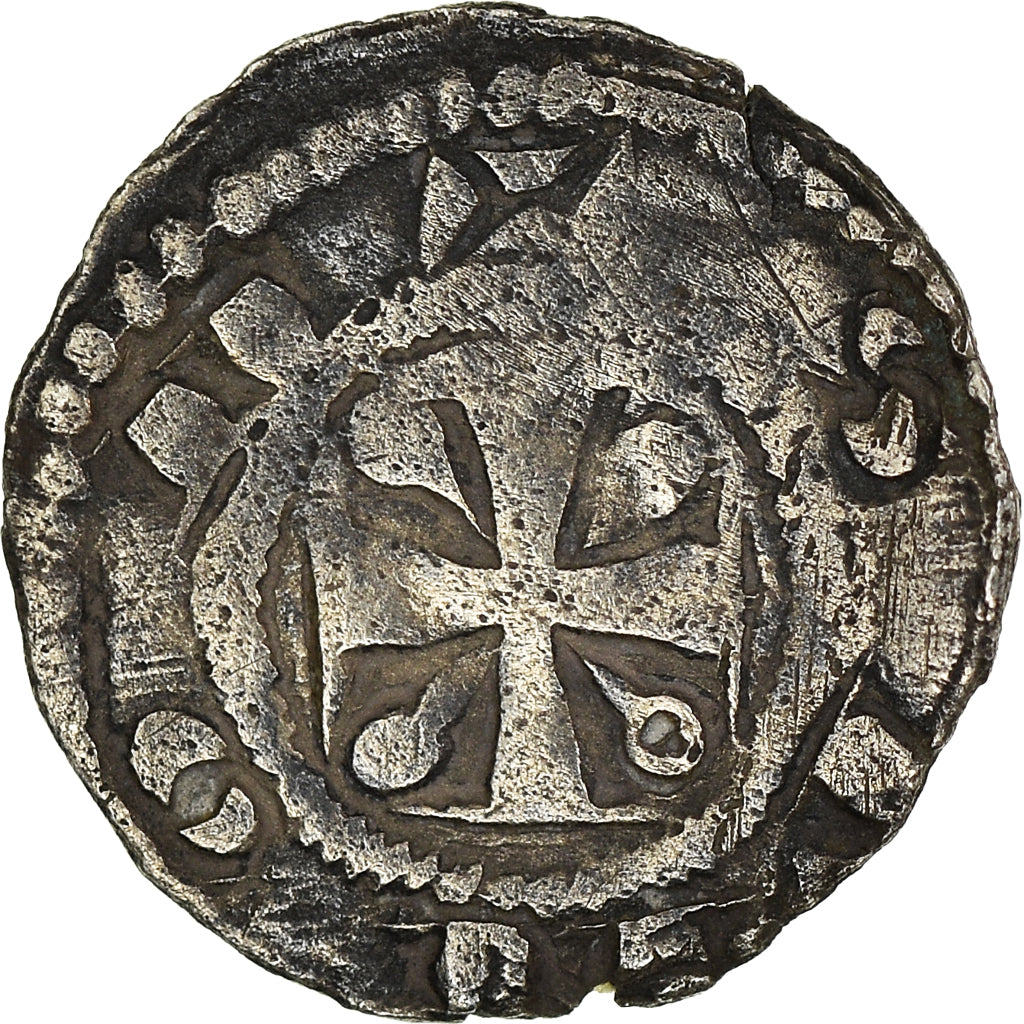 Coin, France, Au Nom de Simon, Denarius, Arras, VF(30-35), Silver, Ghyssens:117