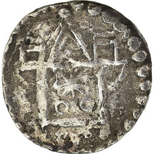 Moneta, Francia, Philippe d'Alsace, Denarius, Termonde, BB, Argento