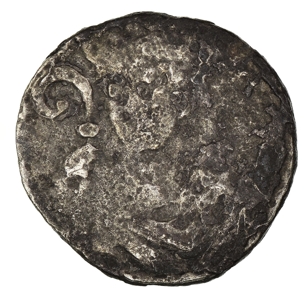 Moneta, Belgio, Flanders, Robert de Thourotte, Denarius, Liege, MB, Argento