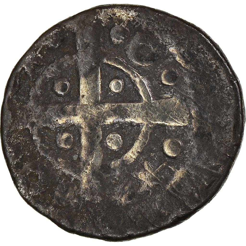 Moneta, Belgio, Flanders, Denarius, Alost, MB, Argento, Boudeau:2172