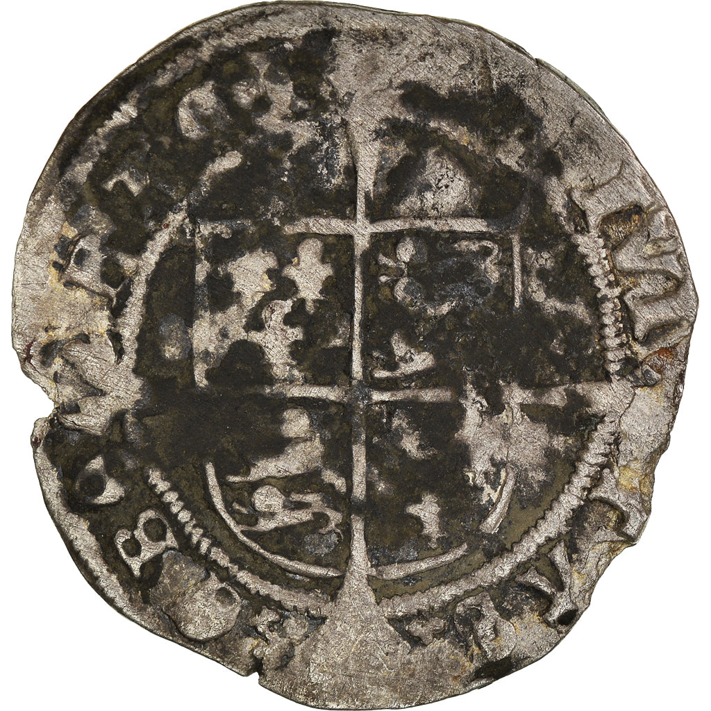 Moneda, Gran Bretaña, Henry VIII, Groat, 1547-1551, York, BC, Vellón