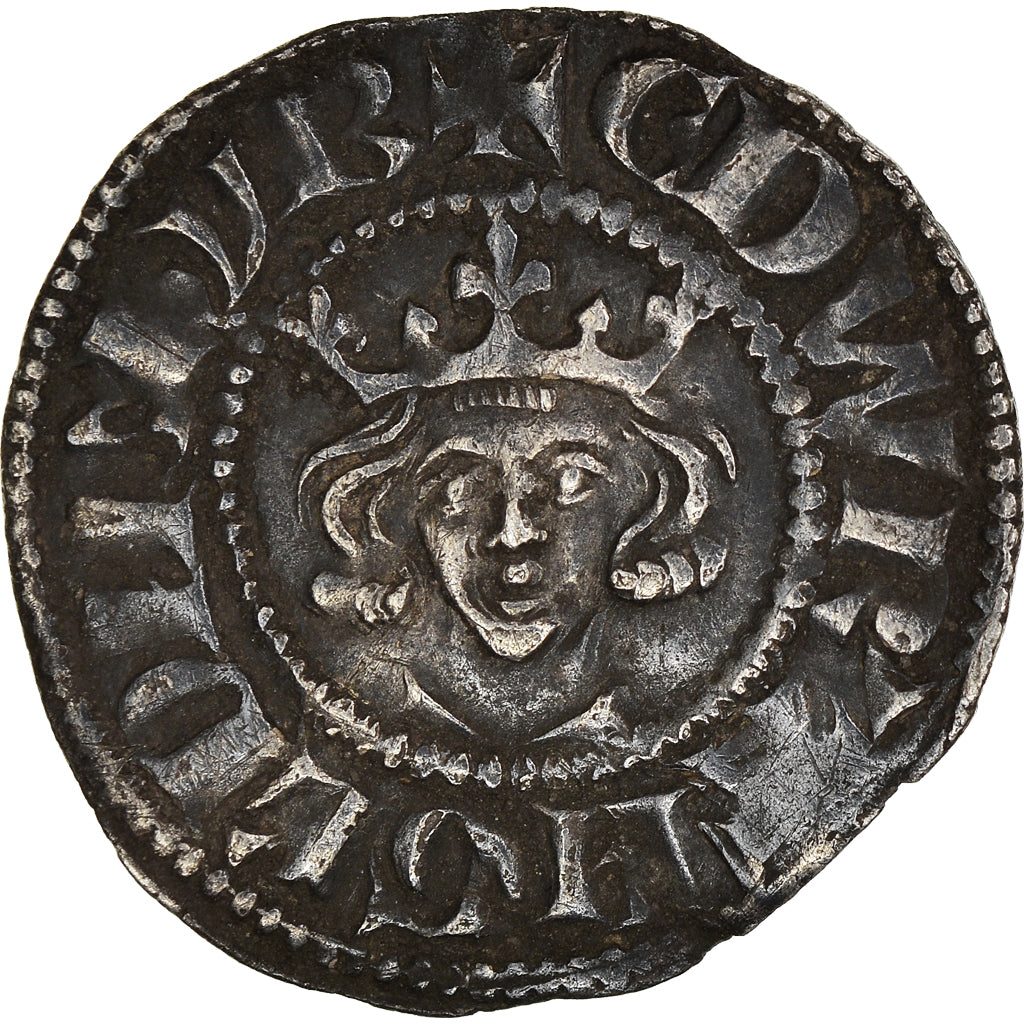 Coin, Great Britain, Edward I, Penny, 1280, London, AU(50-53), Silver