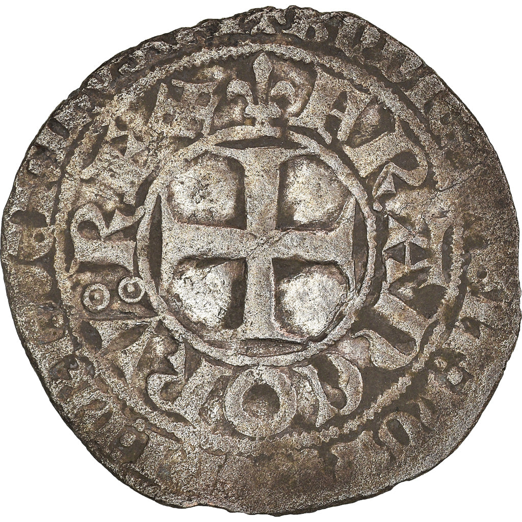 Monnaie, France, Charles V, Blanc au K, TTB, Argent, Duplessy:363
