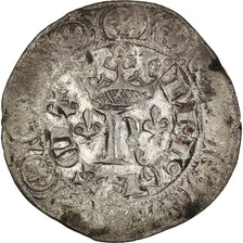 Coin, France, Charles V, Blanc au K, EF(40-45), Silver, Duplessy:363