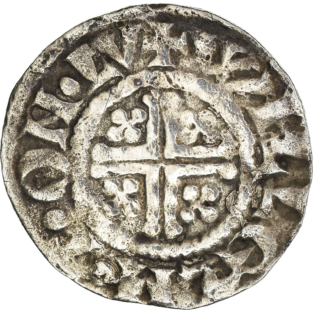 Moneta, Gran Bretagna, John, Penny, 1205-1207, London, MB+, Argento