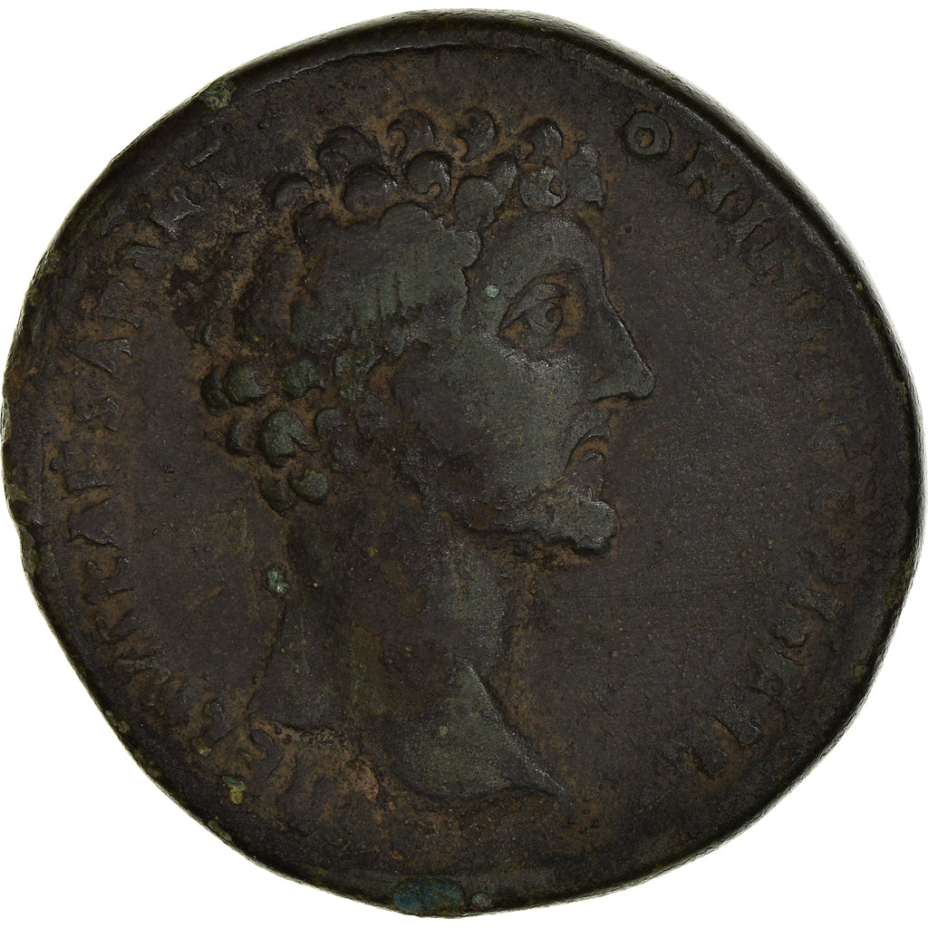 Moneta, Marcus Aurelius, Sesterzio, 148-149, Rome, MB+, Bronzo