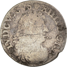 Coin, France, Louis XIV, 4 Sols dits « des Traitants », 4 Sols, 1676, Lyon