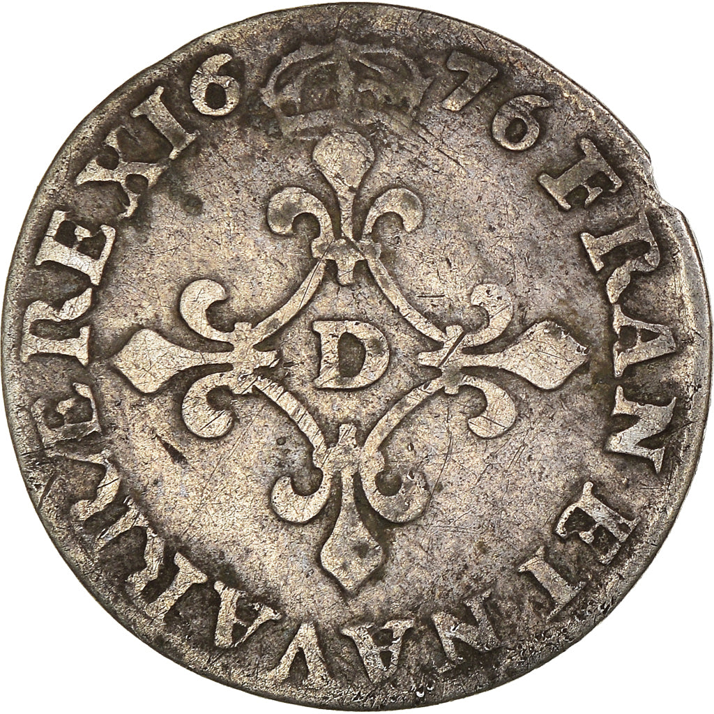 Coin, France, Louis XIV, 4 Sols dits « des Traitants », 4 Sols, 1676, Lyon