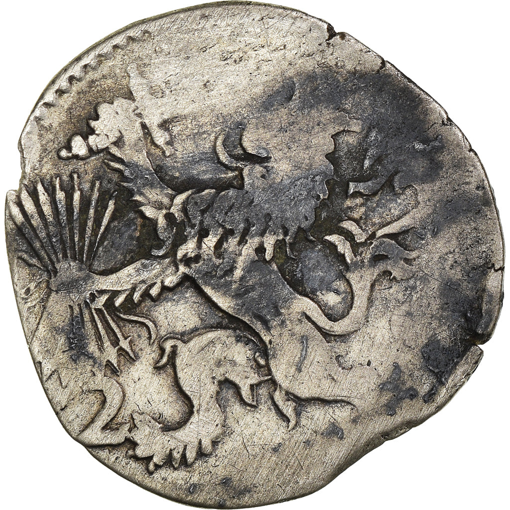 Coin, Netherlands, HOLLAND, 2 Stuivers, Double Stuiver, 1616, VF(30-35), Silver