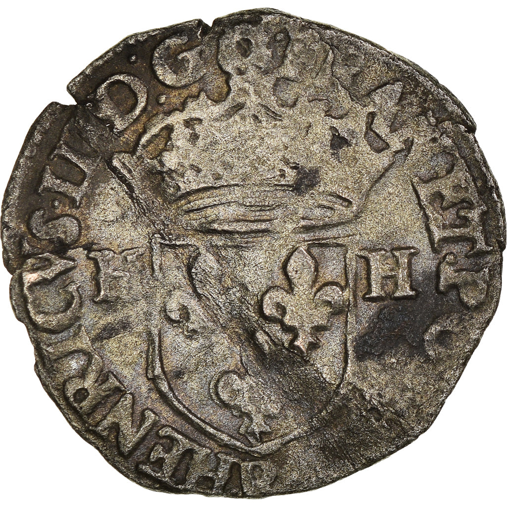 Münze, Frankreich, Henri III, Douzain aux deux H, 1598