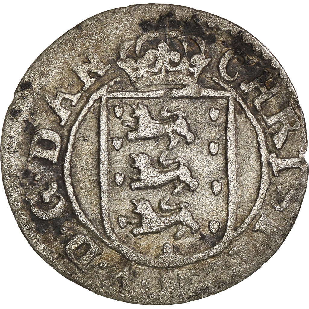 Coin, Denmark, 2 Skilling, 1677, VF(20-25), Silver, KM:358
