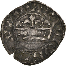 Coin, France, Charles IV, Double Parisis, EF(40-45), Billon, Duplessy:244