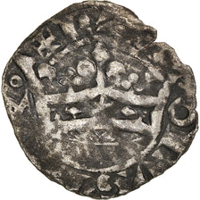Coin, France, Charles IV, Double Parisis, VF(20-25), Billon, Duplessy:244