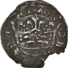 Coin, France, Charles IV, Double Parisis, VF(30-35), Billon, Duplessy:244