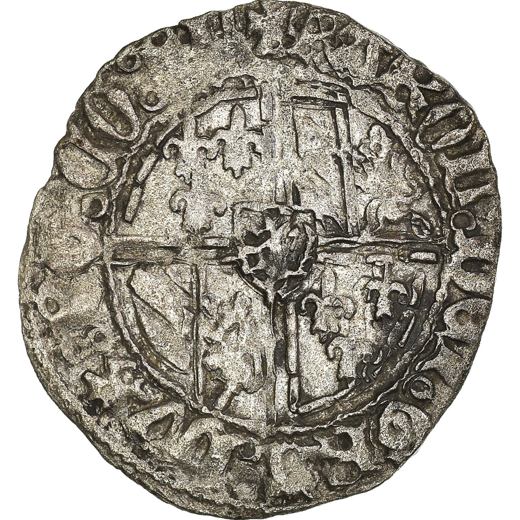 Coin, France, Flanders, Philippe le Bon, Quart de Gros, Bruges, VF(30-35)