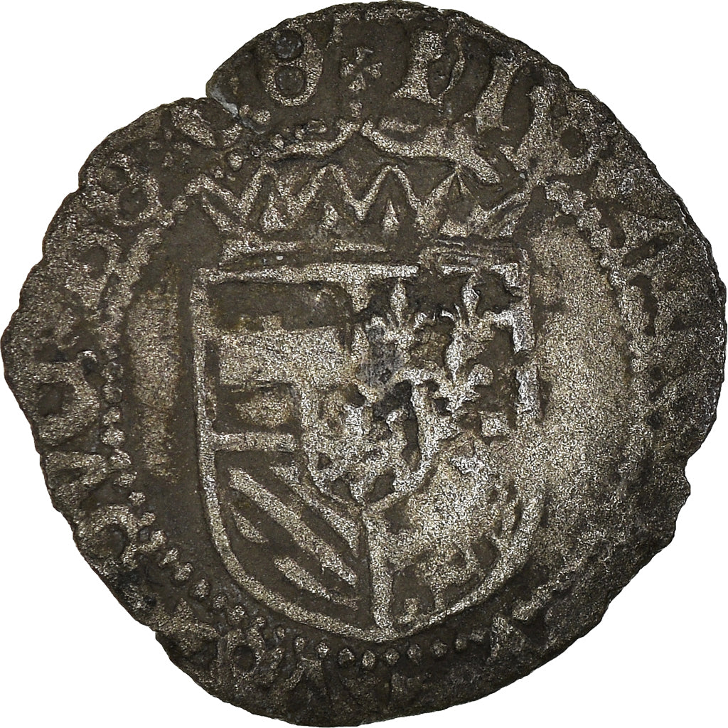 Moeda, Bélgica, Flanders, Philippe le Bon, Gros Vierlander, Bruges, VF(30-35)