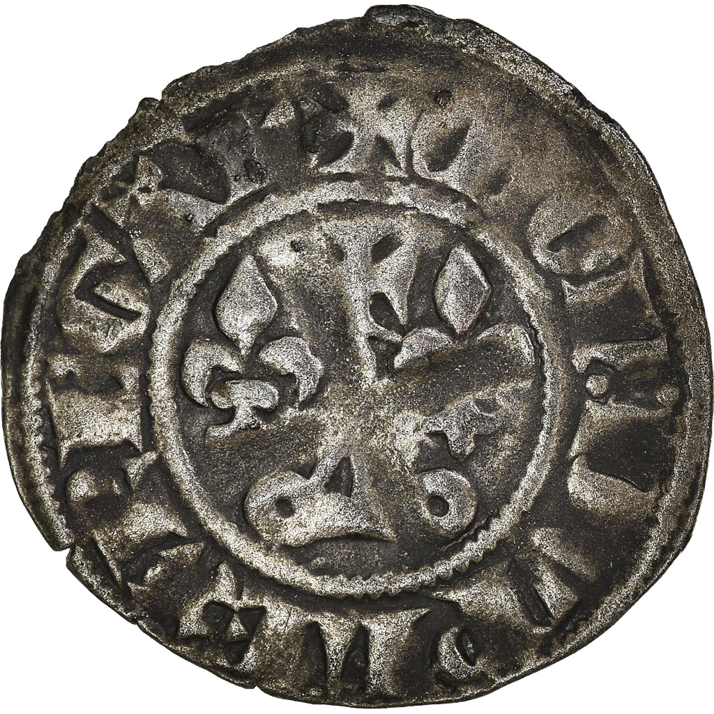 Monnaie, France, Philippe IV le Bel, Double Tournois, 1295-1303, TTB, Billon