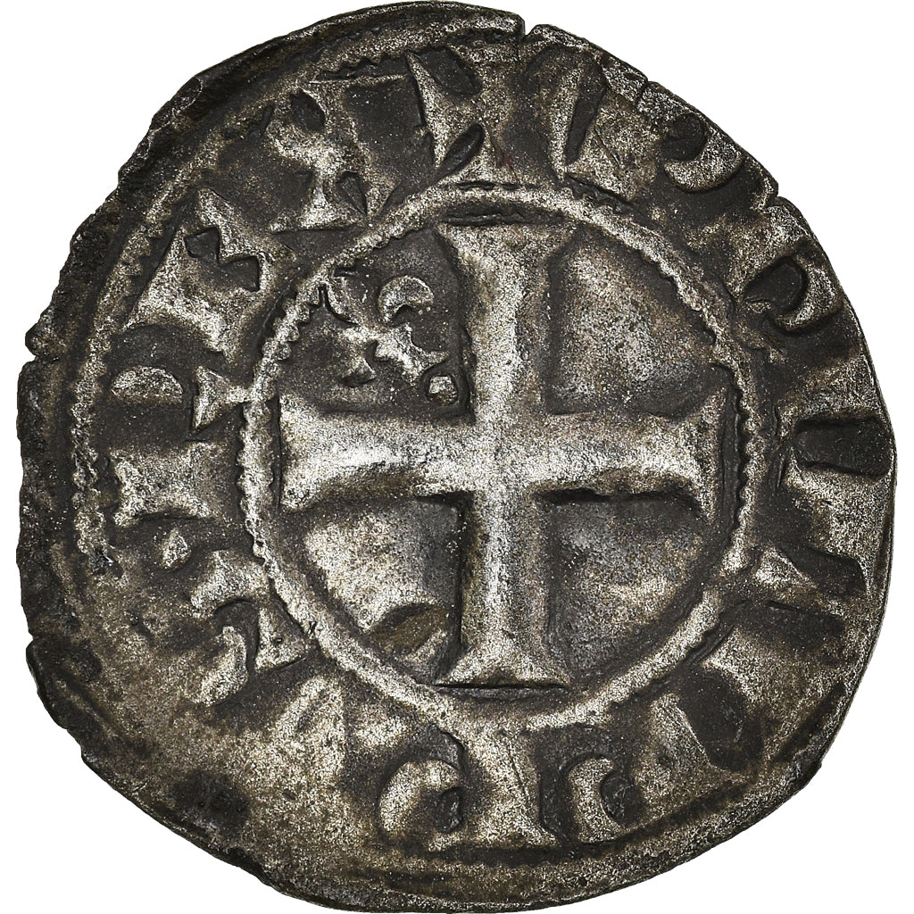 Monnaie, France, Philippe IV le Bel, Double Tournois, 1295-1303, TTB, Billon