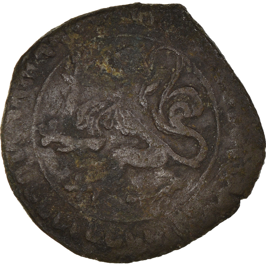 Moneta, Paesi Bassi Spagnoli, Charles Quint, Courte, 1545, Anvers, MB+, Rame