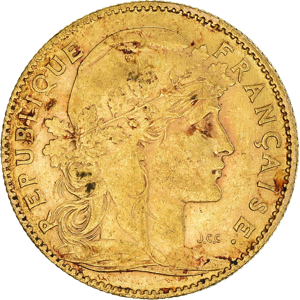 Monnaie, France, Marianne, 10 Francs, 1906, Paris, TB+, Or, Gadoury:1017, KM:846