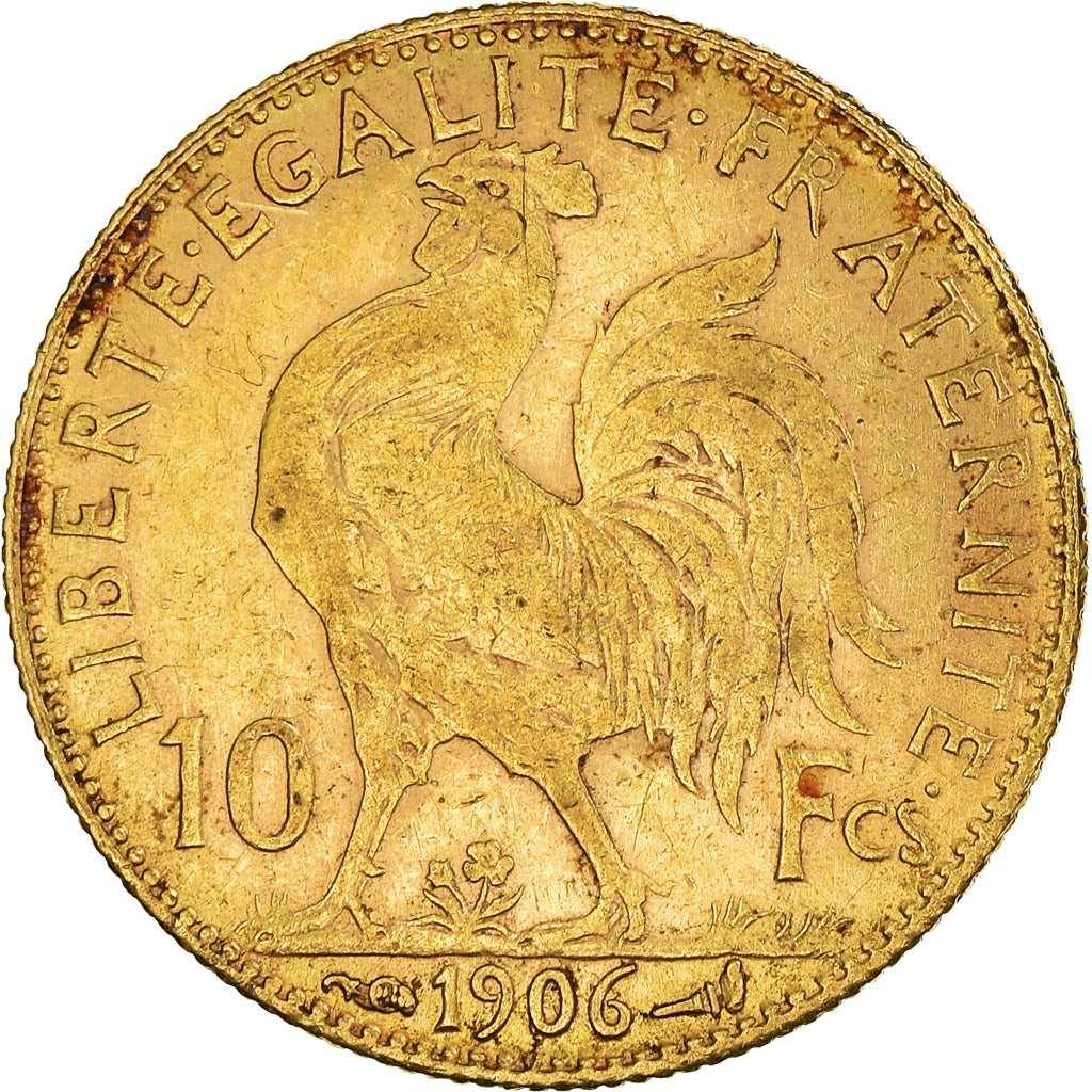 Monnaie, France, Marianne, 10 Francs, 1906, Paris, TB+, Or, Gadoury:1017, KM:846