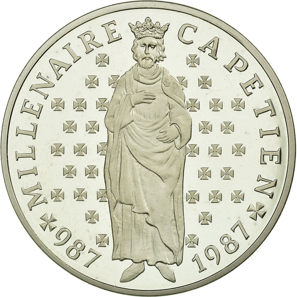 Coin, France, 10 Francs, 1987, MS(65-70), Silver, KM:P985, Gadoury:192.P1
