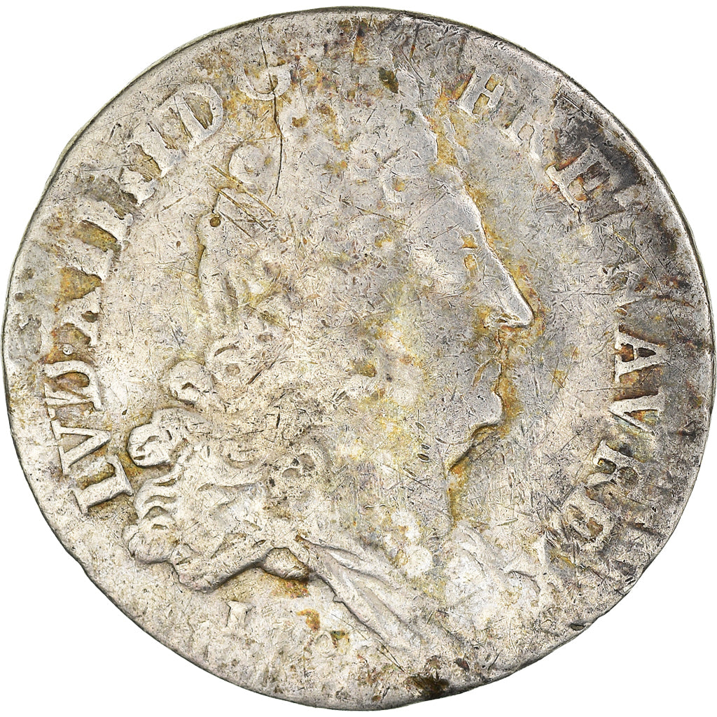 Moneta, Francja, Louis XIV, 10 Sols aux insignes, 10 Sols-1/8 Ecu, 1704, Paris