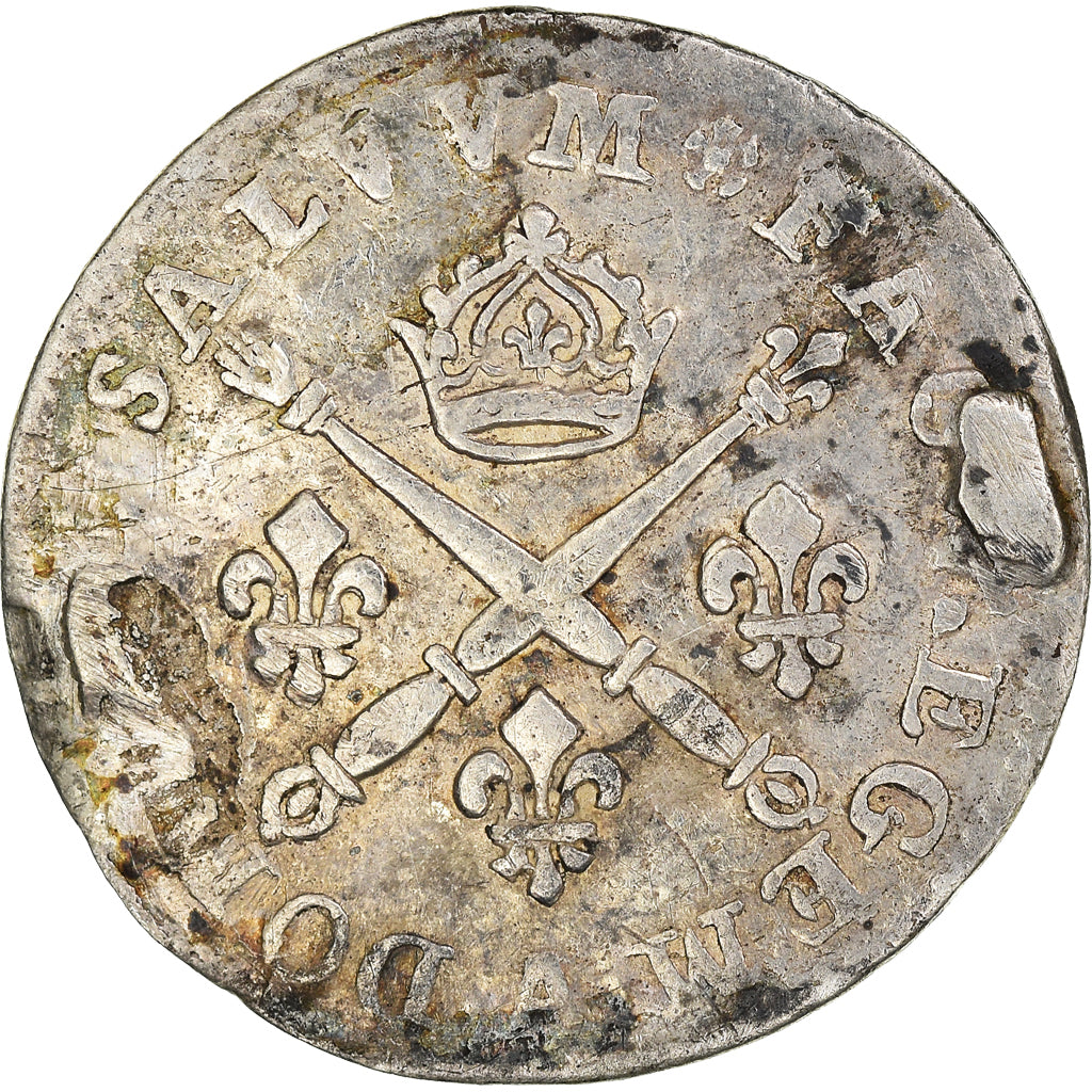 Moneta, Francja, Louis XIV, 10 Sols aux insignes, 10 Sols-1/8 Ecu, 1704, Paris