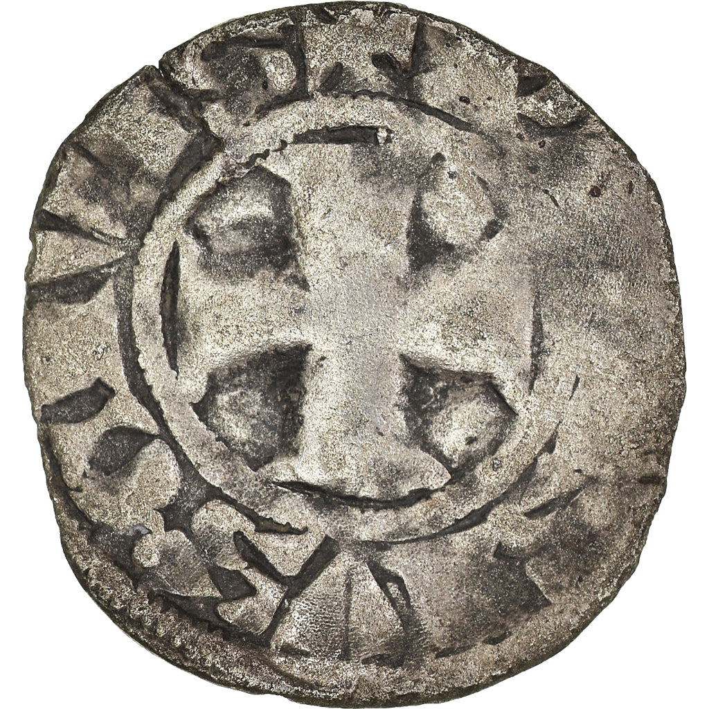 Monnaie, France, Philippe VI, Denier Parisis, TB, Billon, Duplessy:275