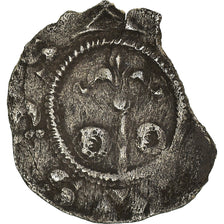 Monnaie, France, Saint-Omer, Denier, Abbaye de Saint-Bertin, TTB, Argent