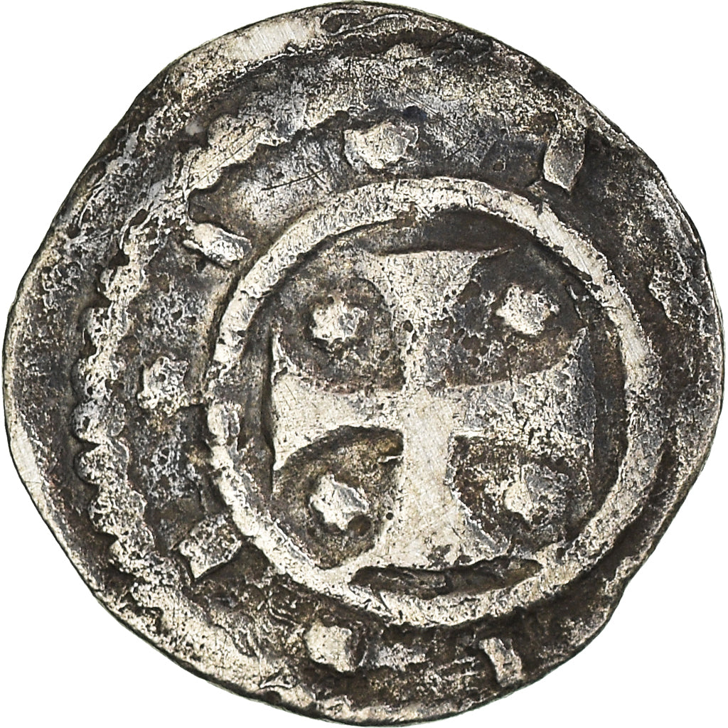 Coin, Belgium, Flanders, Denarius, 1140-1180, Ypres, EF(40-45), Silver