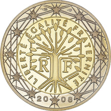 Francia, 2 Euro, 2008, Paris, BE, FDC, Bi-metallico, KM:1414
