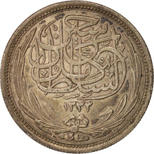 Egypt, Hussein Kamil, 10 Piastres, 1917, EF(40-45), Silver, KM:319