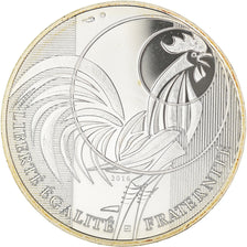 France, Monnaie de Paris, 10 Euro, Coq, 2016, Paris, FDC, Argent