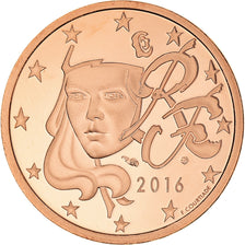 France, 5 Euro Cent, 2016, BE, FDC, Cuivre plaqué acier, KM:New