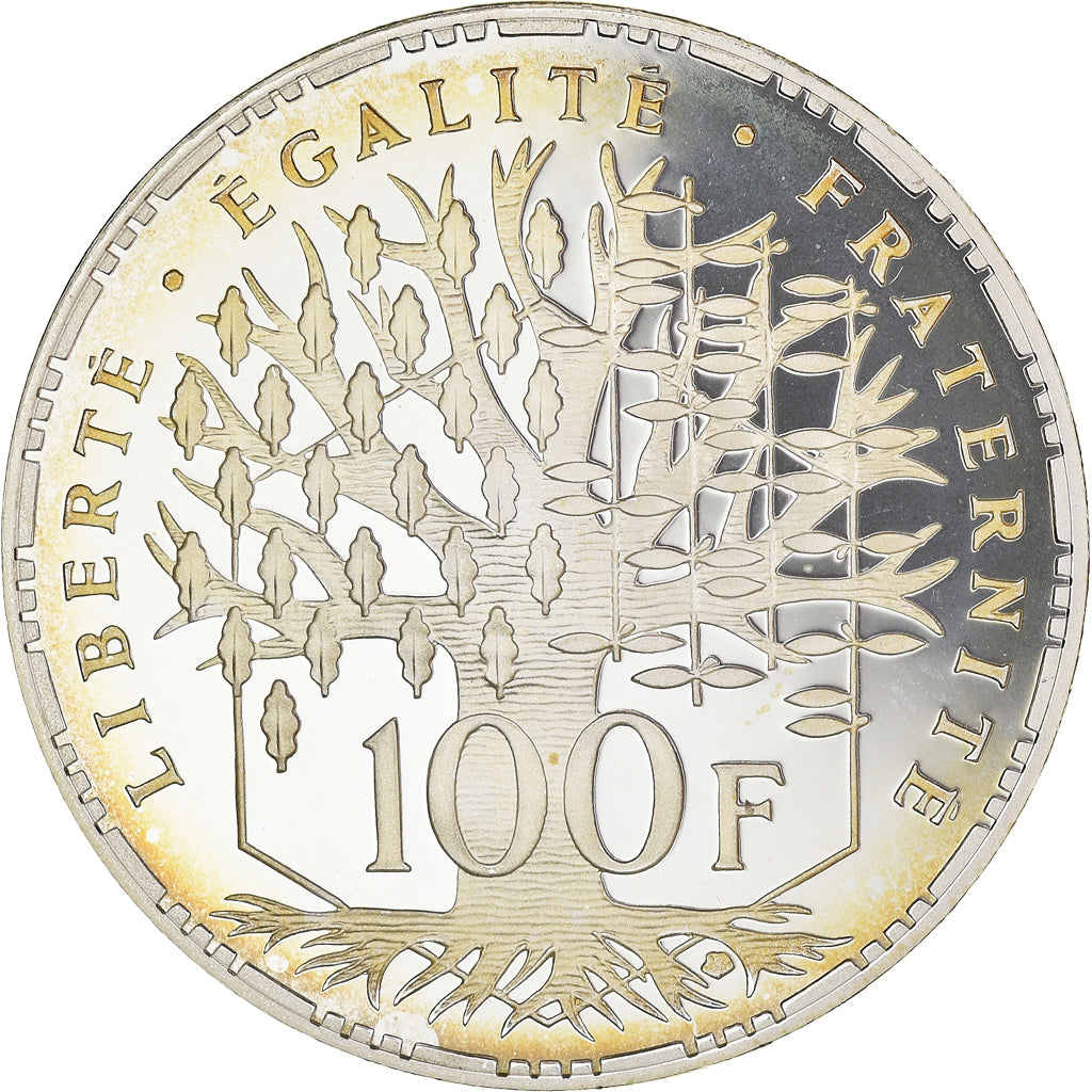 Moneta, Francia, Panthéon, 100 Francs, 2001, Paris, Proof, FDC, Argento