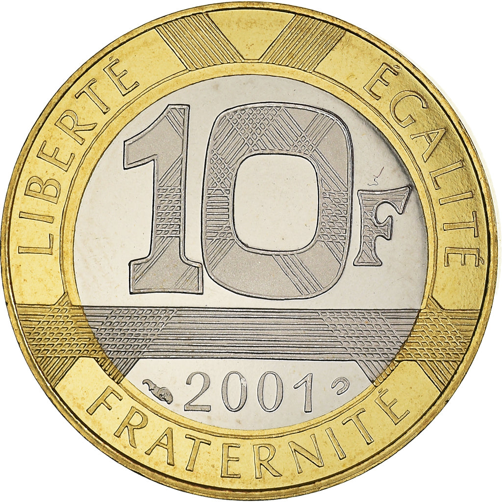 Coin, France, Génie, 10 Francs, 2001, Paris, Proof / BE, MS(65-70)