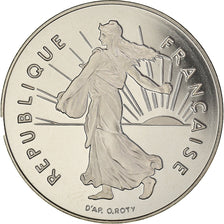 Moneta, Francia, Semeuse, 5 Francs, 2001, Paris, Proof / BE, FDC, Nichel