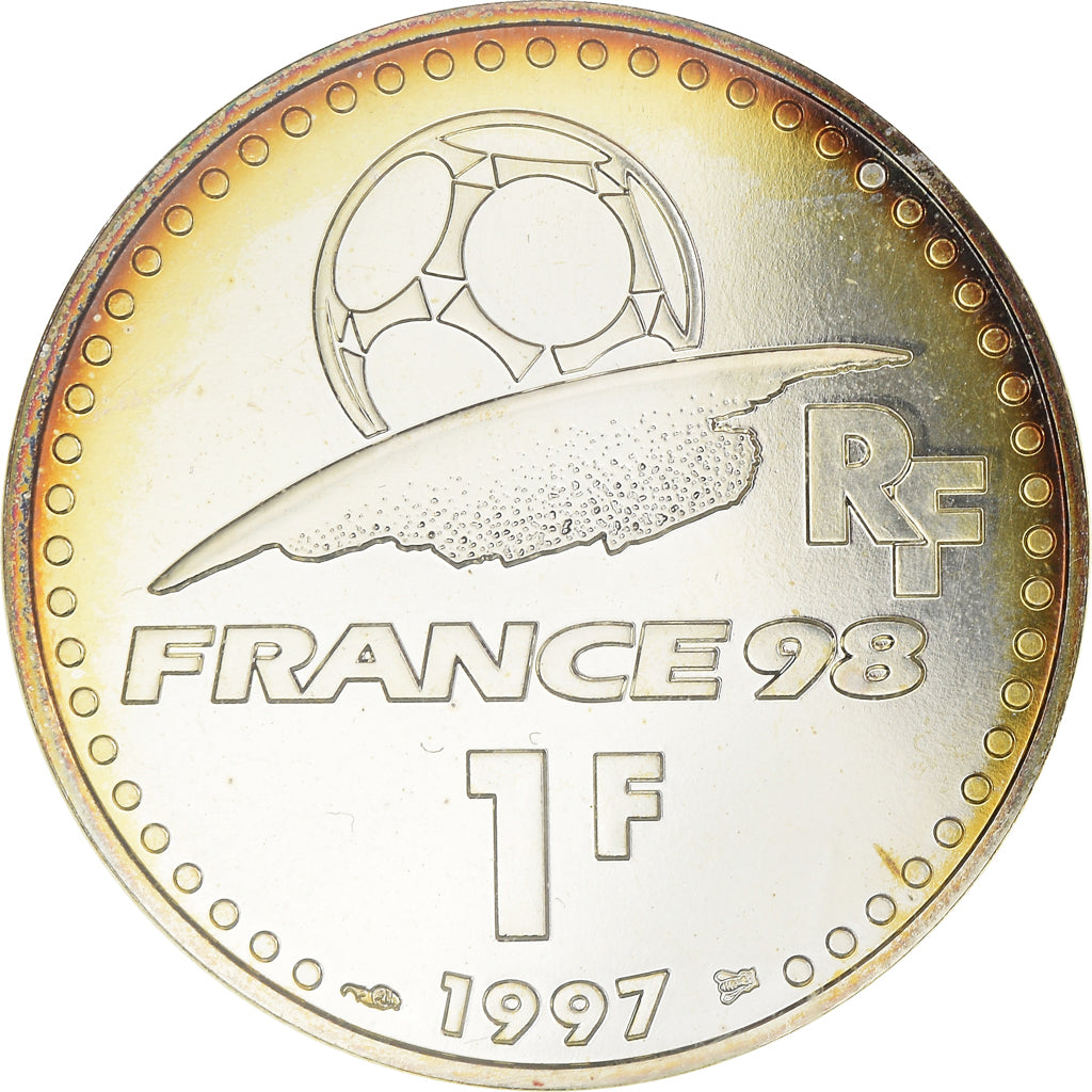 Coin, France, Coupe du Monde, Franc, 1998, Paris, MS(65-70), Silver