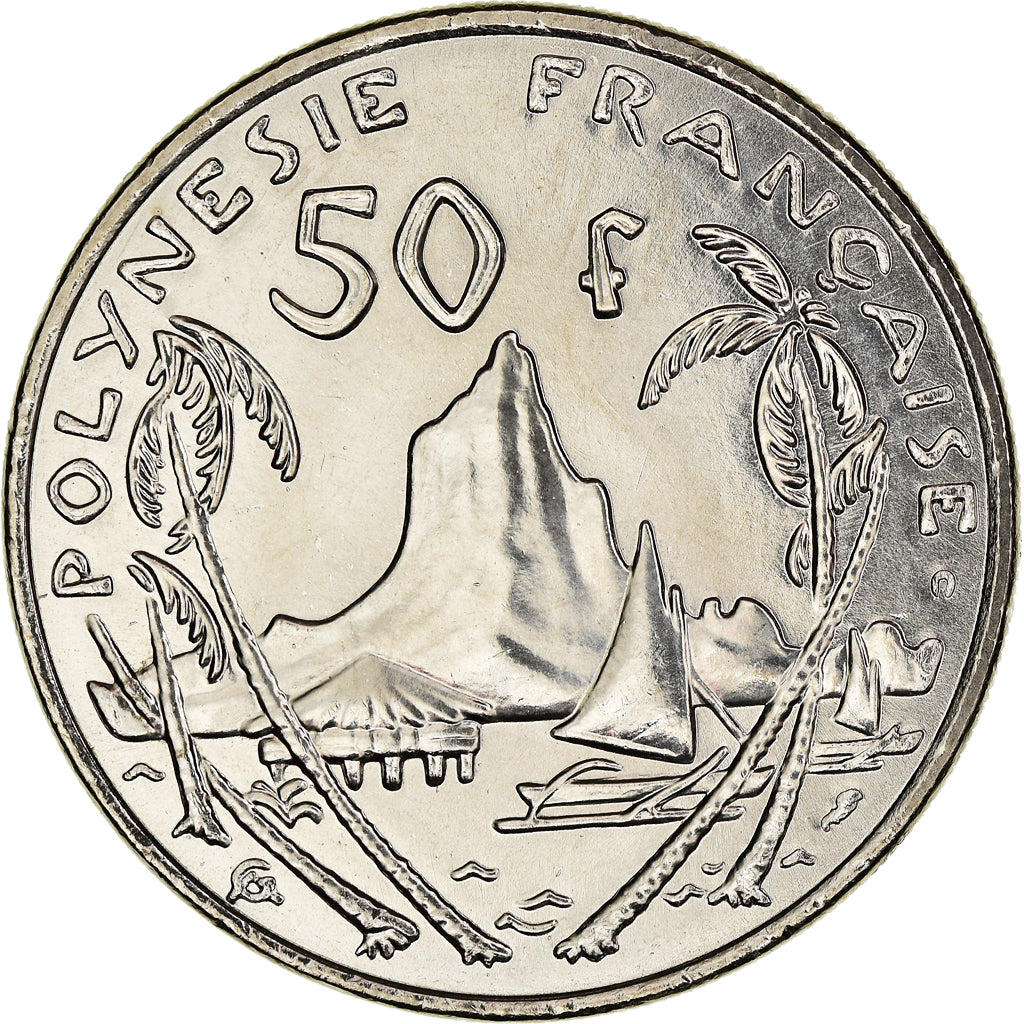Münze, French Polynesia, 50 Francs, 2001, Paris, FDC, STGL, Nickel, KM:13