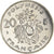 Coin, French Polynesia, 20 Francs, 2001, Paris, FDC, MS(65-70), Nickel, KM:9