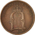 Sweden, Oscar II, 2 Öre, 1898, EF(40-45), Bronze, KM:746