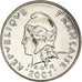 Coin, French Polynesia, 10 Francs, 2001, Paris, MS(65-70), Nickel, KM:8