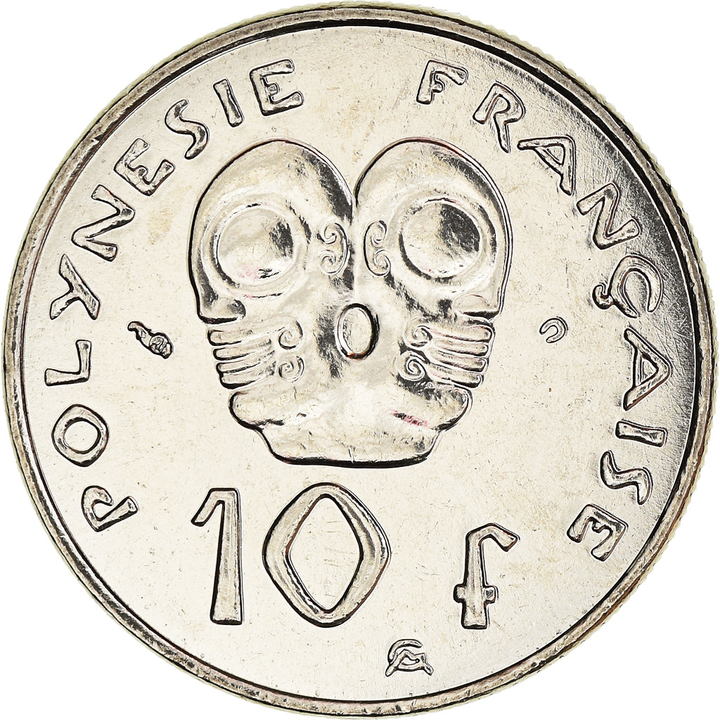 Coin, French Polynesia, 10 Francs, 2001, Paris, MS(65-70), Nickel, KM:8