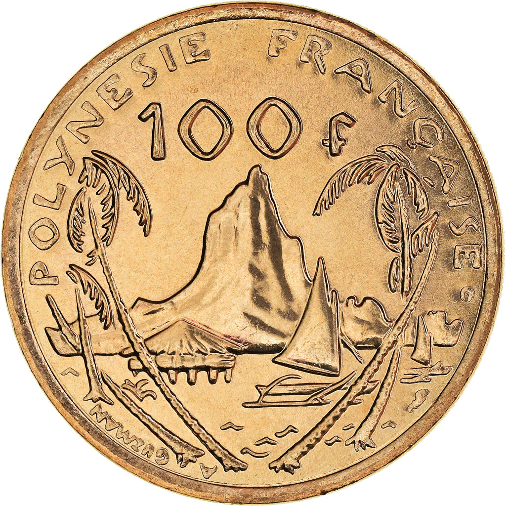 Coin, French Polynesia, 100 Francs, 2001, Paris, FDC, MS(65-70), Nickel-Bronze